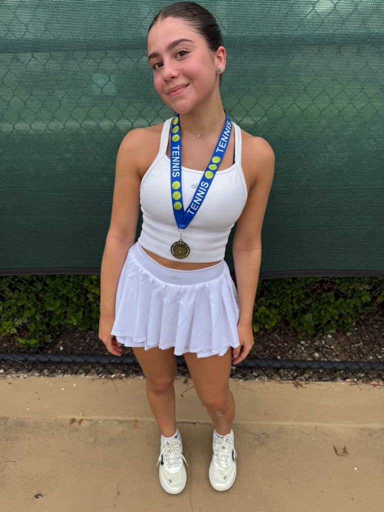 Junior champion with medal