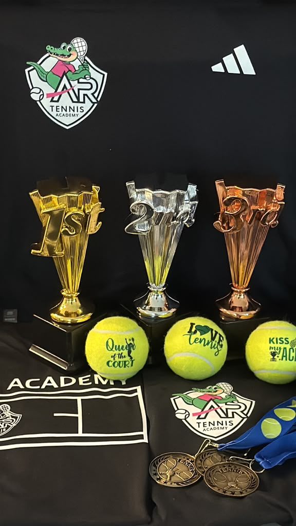 AR Tennis Academy trophies